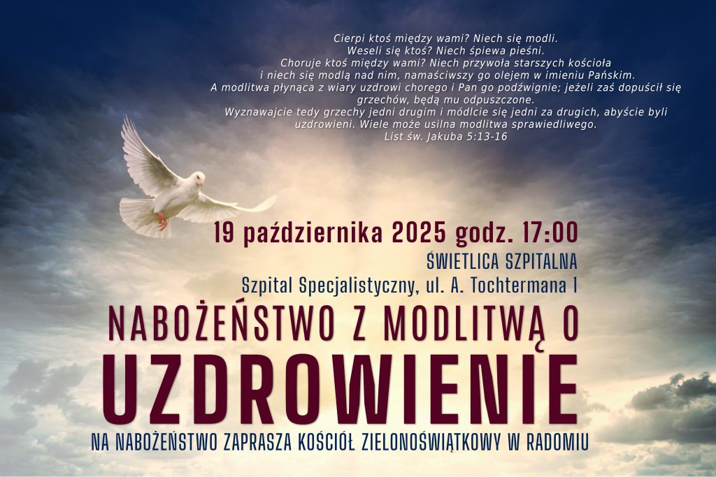 modlitwa o uzdrowienie - szpital w Radomiu